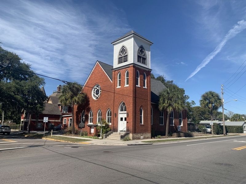 Trinity United Methodist Church Marker. Click for full size. Trinity United Methodist Church Marker image. Click for full size.