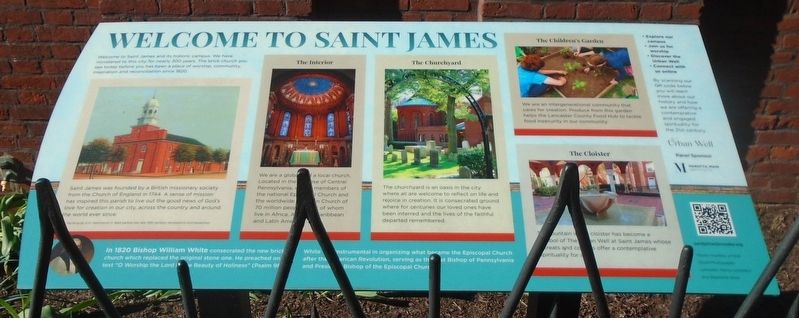 Welcome to Saint James Marker image. Click for full size.