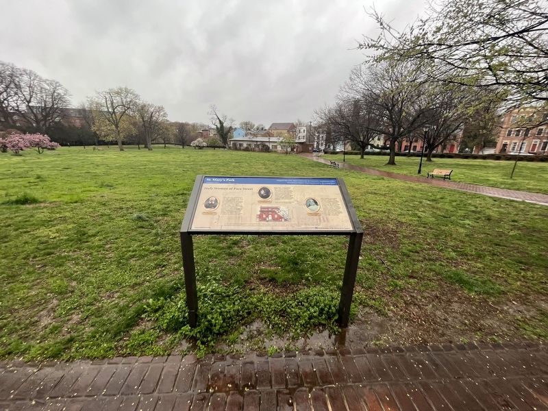 Holy Women of Paca Street Marker. Click for full size. Holy Women of Paca Street Marker image. Click for full size.