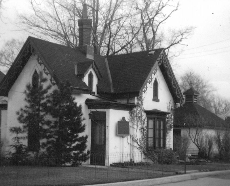 Claremont Lodge as it appeared in 1975 image. Click for full size.
