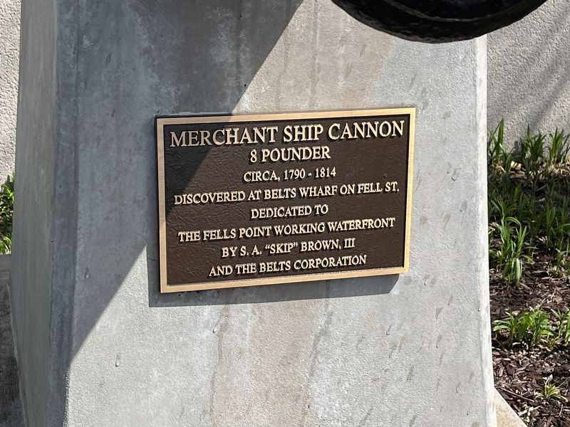 Merchant Ship Cannon Marker image. Click for full size.