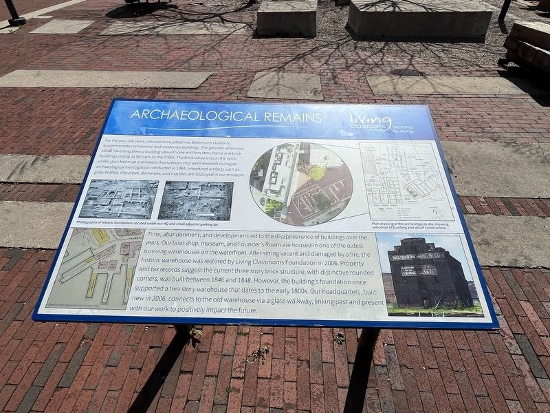 Archaeological Remains Marker. Click for full size. Archaeological Remains Marker image. Click for full size.