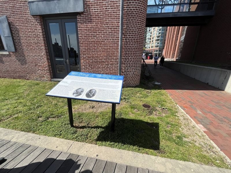 Welcome to the Frederick Douglass - Isaac Myers Maritime Park & Museum Marker image. Click for full size.
