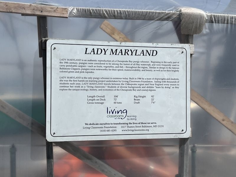 <i>Lady Maryland</i> Marker image. Click for full size.