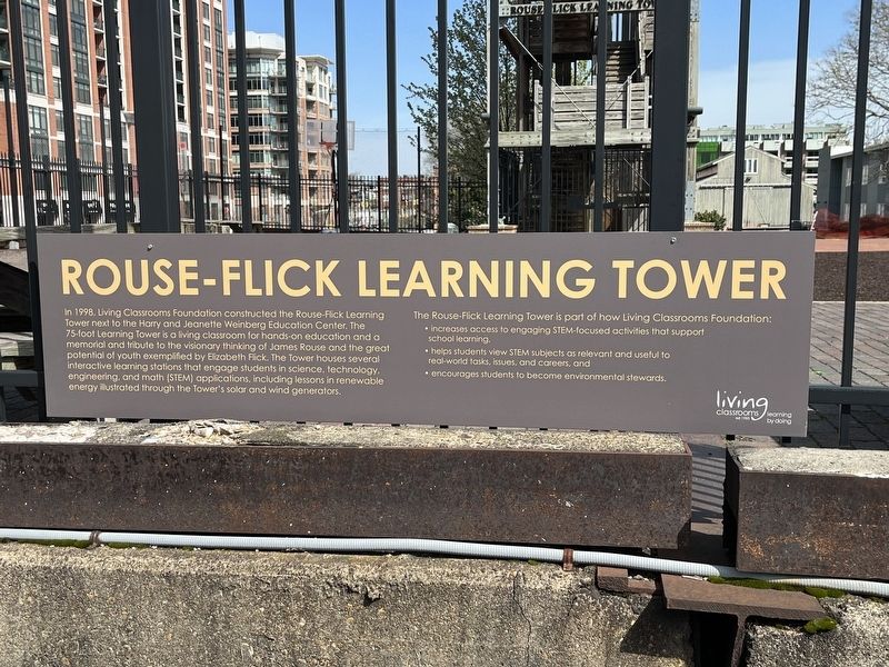Rouse-Flick Learning Tower Marker. Click for full size. Rouse-Flick Learning Tower Marker image. Click for full size.