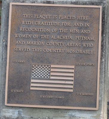 Veterans Memorial Marker. Click for full size. Veterans Memorial Marker image. Click for full size.