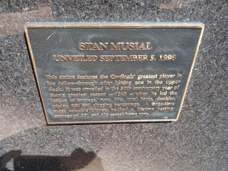 Stanley Frank Musial Marker image. Click for full size.