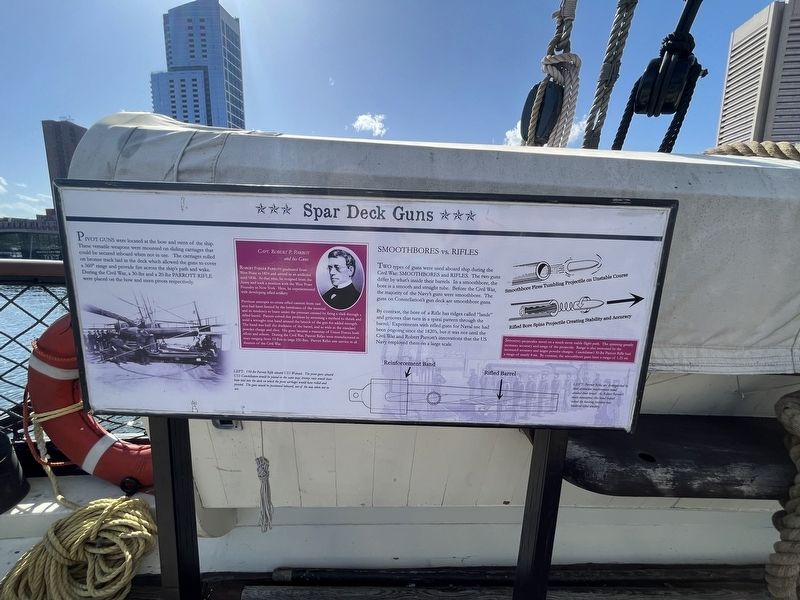 Spar Deck Guns Marker. Click for full size. Spar Deck Guns Marker image. Click for full size.