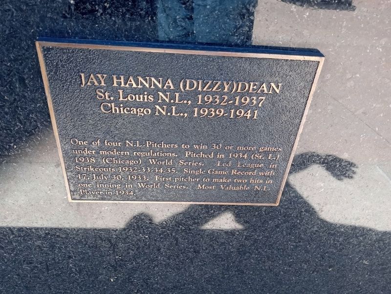 Jay Hanna (Dizzy) Dean Marker. Click for full size. Jay Hanna (Dizzy) Dean Marker image. Click for full size.