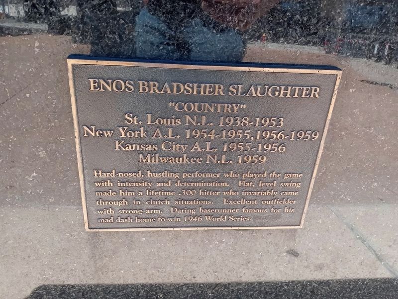 Enos Bradsher Slaughter Marker image. Click for full size.
