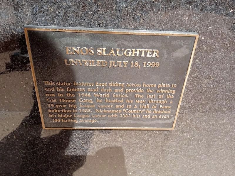 Enos Bradsher Slaughter Marker image. Click for full size.