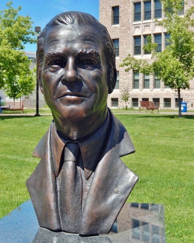 Dr. John Maxwell Bowman Sculpture image. Click for full size.