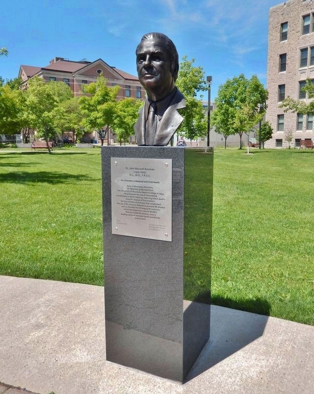 Dr. John Maxwell Bowman Memorial image. Click for full size.