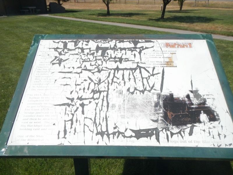 Big Blackfoot Milling Company Marker on August 11, 2022 image. Click for full size.
