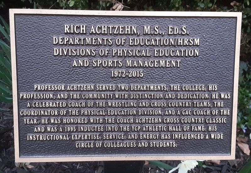 Rich Achtzehn, M.S., Ed.S. Marker image. Click for full size.