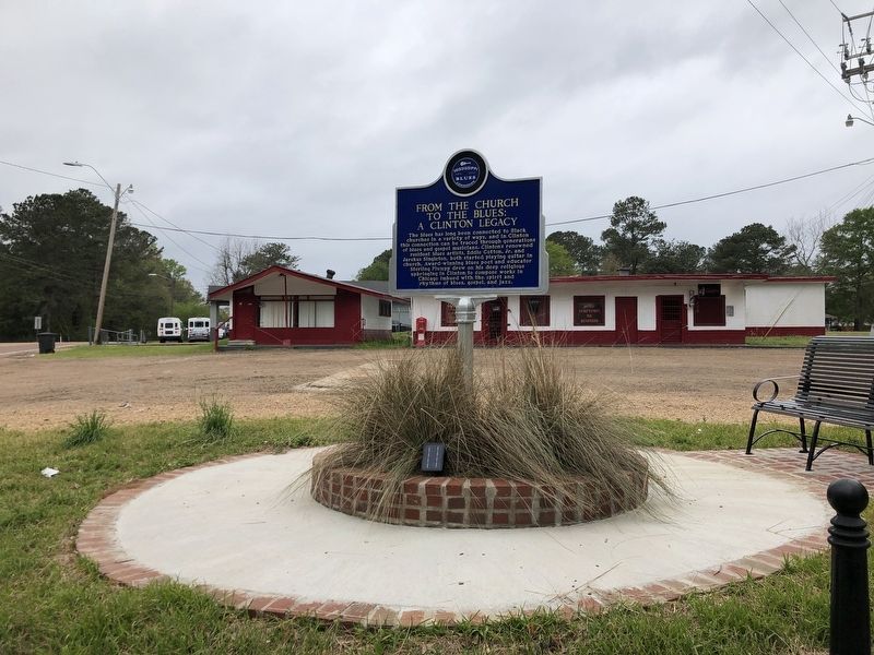 From the Church to the Blues: A Clinton Legacy Marker image. Click for full size.
