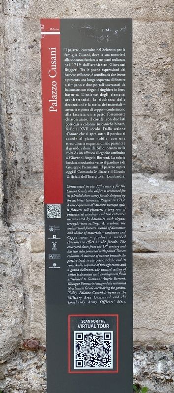 Palazzo Cusani Marker image. Click for full size.
