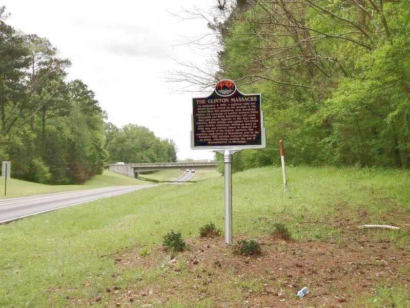 The Clinton Massacre Marker. Click for full size. The Clinton Massacre Marker image. Click for full size.