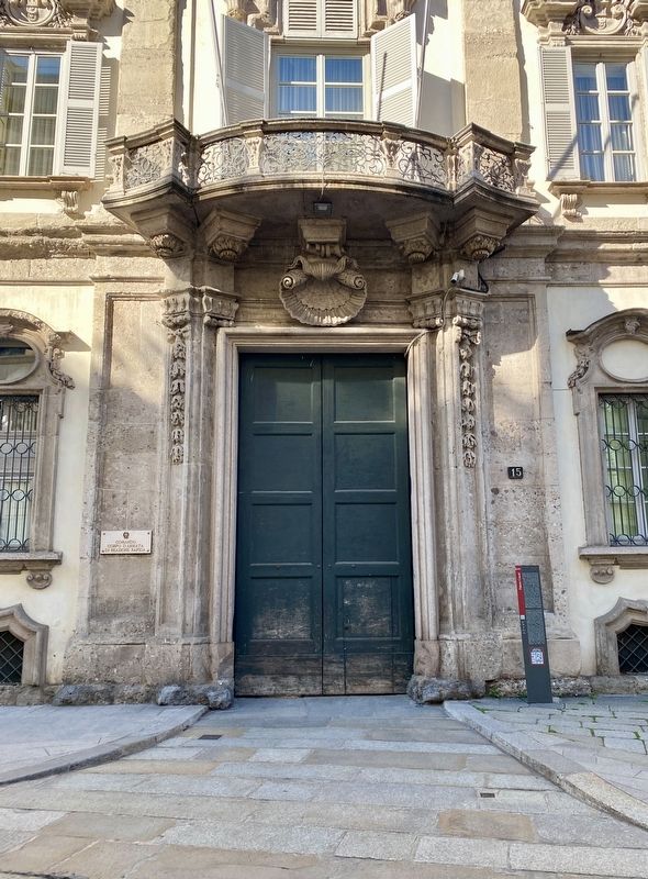 Palazzo Cusani Marker - wide view image, Touch for more information