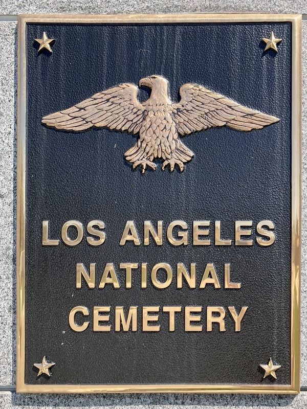 Los Angeles National Cemetery image. Click for full size.