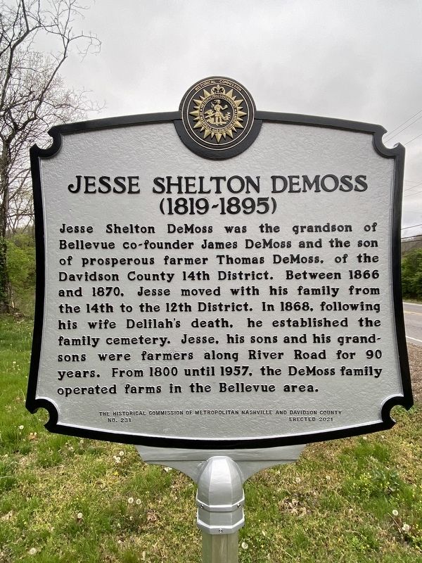Jesse Shelton DeMoss Marker. Click for full size. Jesse Shelton DeMoss Marker image. Click for full size.