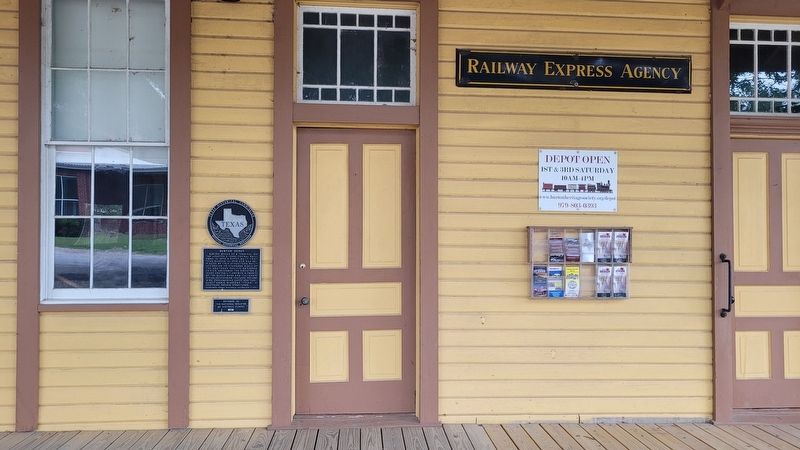 The Burton Depot and Marker. Click for full size. The Burton Depot and Marker image. Click for full size.