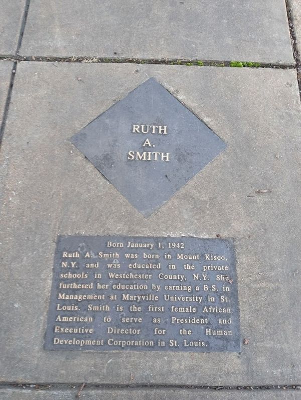 Ruth A. Smith Marker image. Click for full size.