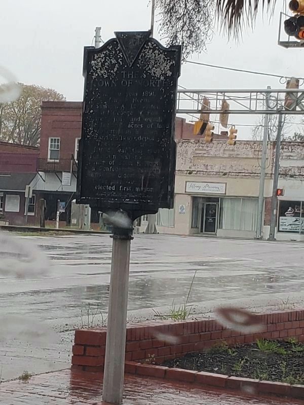 The Town Of North Marker. Click for full size. The Town Of North Marker image. Click for full size.