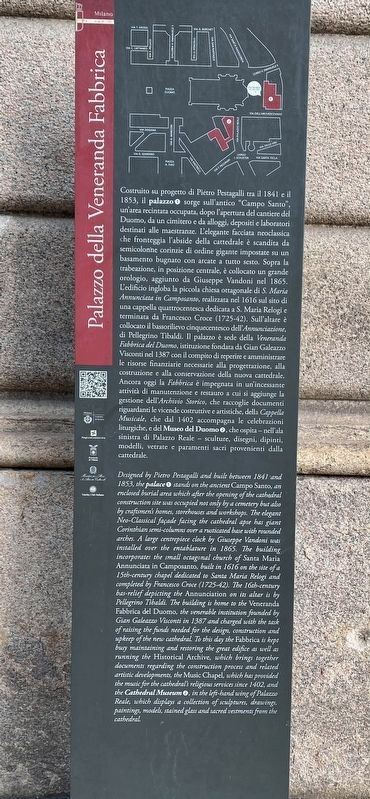 Palazzo della Veneranda Fabbrica Marker image. Click for full size.
