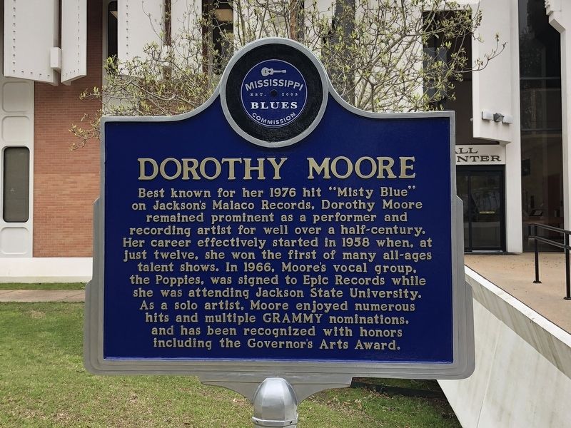 Dorothy Moore Marker, Side One image. Click for full size.