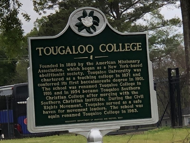 Tougaloo College Marker image. Click for full size.