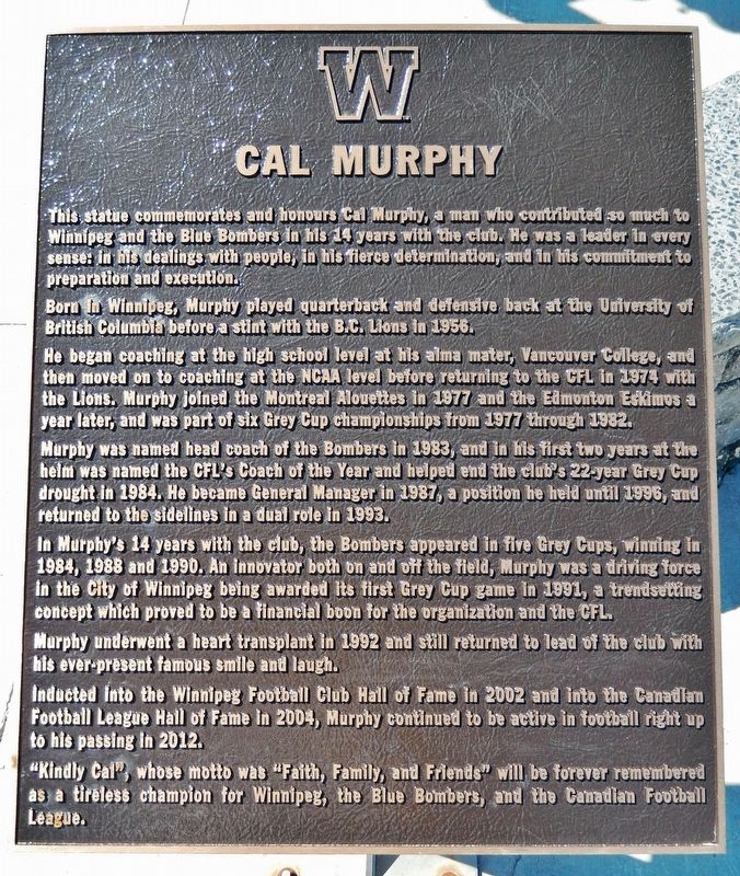 Cal Murphy Marker image. Click for full size.