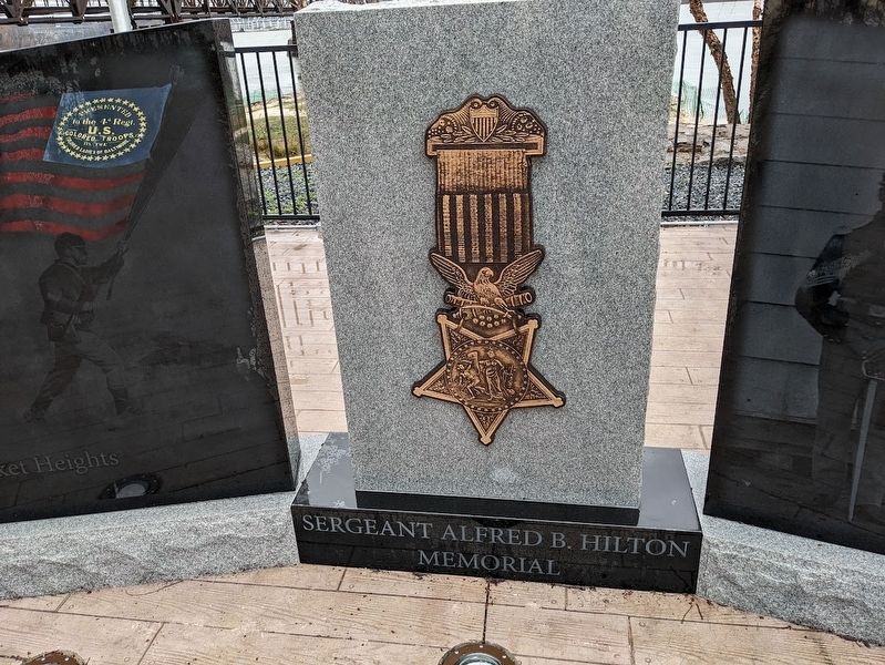 Sergeant Alfred B. Hilton Memorial image. Click for full size.
