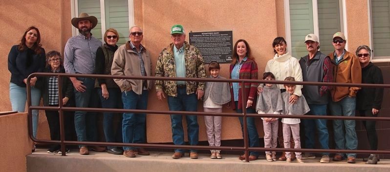 Schaffner Dairy Marker and Family image. Click for full size.