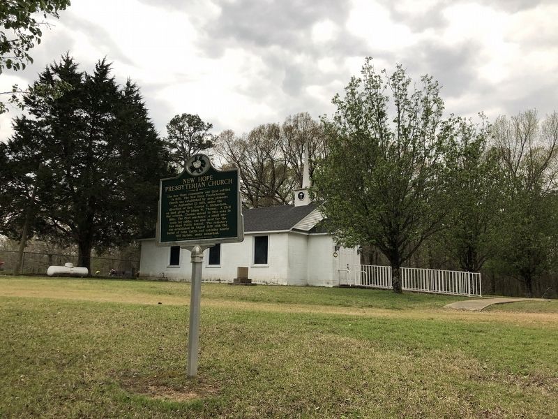 New Hope Presbyterian Church Marker. Click for full size. New Hope Presbyterian Church Marker image. Click for full size.
