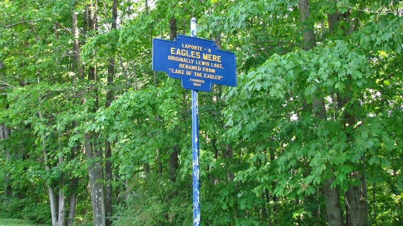 Eagles Mere Marker. Click for full size. Eagles Mere Marker image. Click for full size.