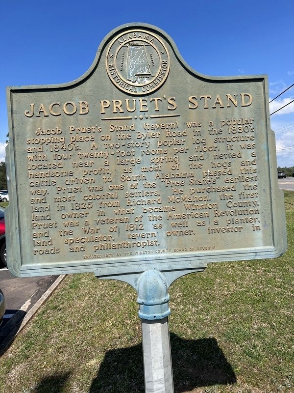 Jacob Pruets Stand Marker image. Click for full size.