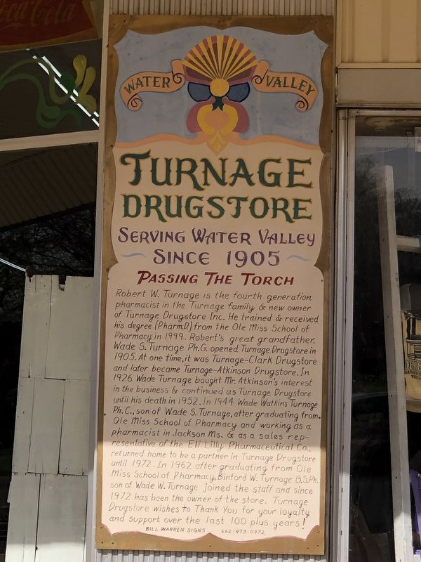 Turnage Drugstore Marker image. Click for full size.