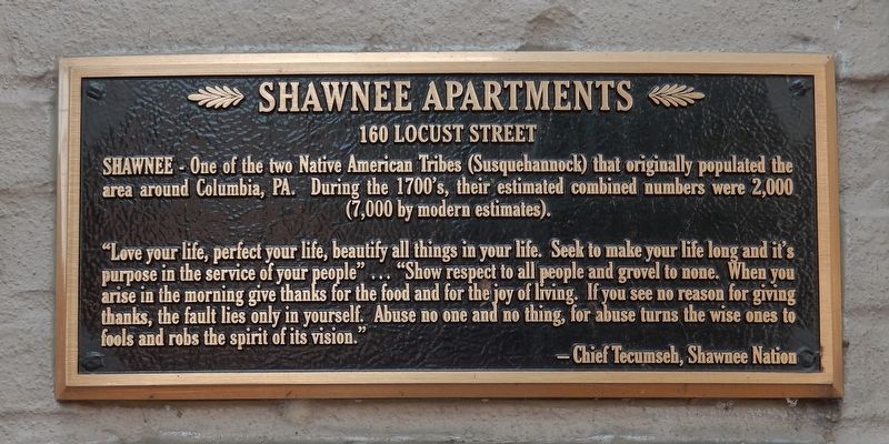 Shawnee Apartments Marker image. Click for full size.