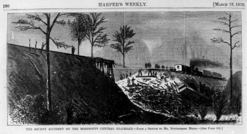 First Buckner's Trestle Collapse image. Click for full size.