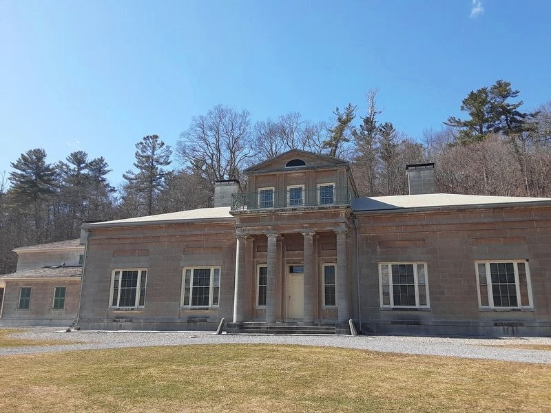 East side of Hyde Hall. Click for full size. East side of Hyde Hall image. Click for full size.