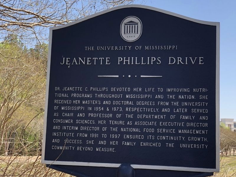 Jeanette Phillips Drive Marker image. Click for full size.