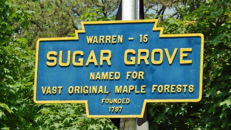 Sugar Grove Marker image. Click for full size.