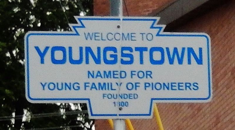 Welcome to Youngstown Marker image. Click for full size.