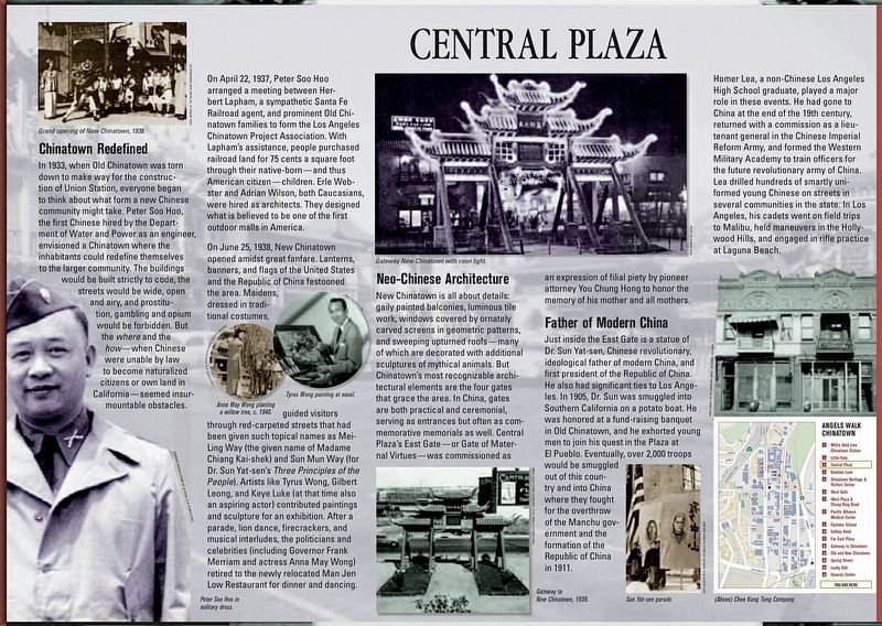 Central Plaza Marker image. Click for full size.
