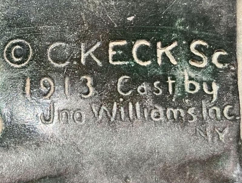 U.S.S. Maine Marker Detail image. Click for full size.