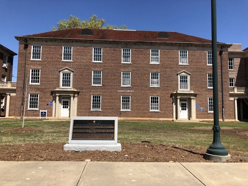 Longstreet Hall Marker image. Click for full size.