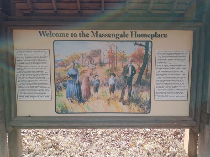 Welcome to the Massengale Homeplace Marker image. Click for full size.