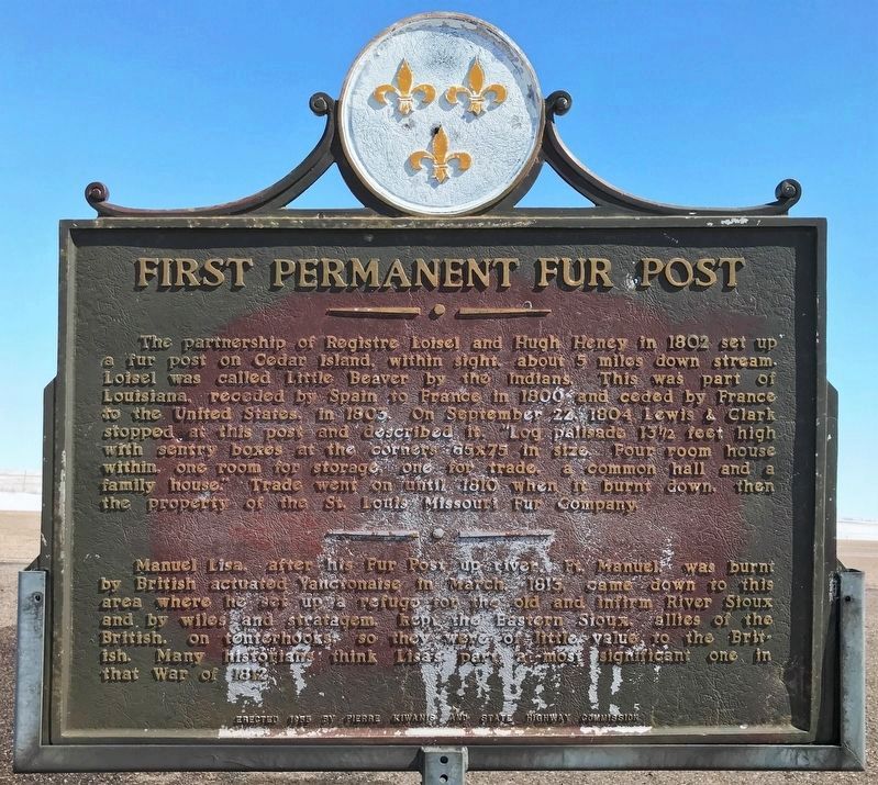 First Permanent Fur Post Marker image. Click for full size.