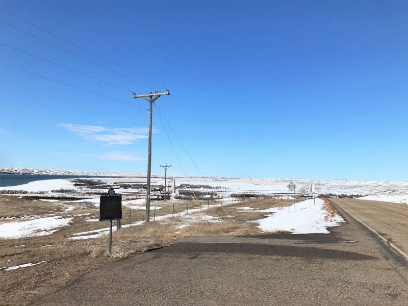 First Permanent Fur Post Marker, from the east image. Click for full size.